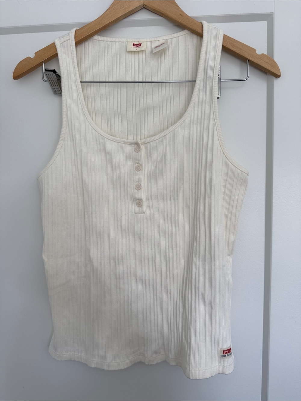 Levi’s Cream Tank Top M